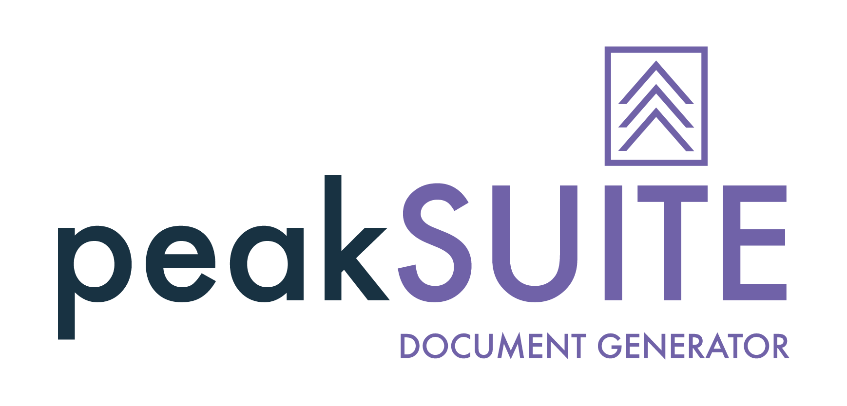 peakSUITE Document Generator App Logo